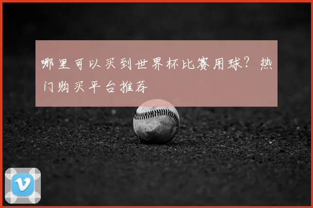 哪里可以买到世界杯比赛用球？热门购买平台推荐